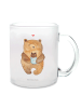 Mr. & Mrs. Panda Teetasse Bär Baby ohne Spruch in Transparent