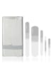 Ailoria CONTOUR LUXE Glas-Nagelfeilenset in silber