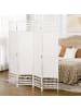 HOMCOM Paravent-160L x 1,5B x 170H cm-Weiß