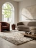 KADIMA DESIGN Hochflor-Teppich Flauschig DOVEL Berber Abstrakt Wohnzimmer Modern in Natur