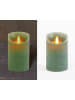 Coen Bakker 3er LED Echtwachskerze Kerze Timer in Jade Grün