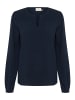 Kaffe Langarm-Bluse KAlinda Regular fit in Midnight Marine
