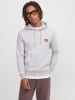 Jack & Jones Kapuzenpullover in White Melange