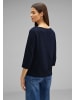 Street One Langarmshirt in deep blue