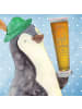 Mr. & Mrs. Panda Bierglas graviert Hunde Liebe mit Spruch in Transparent