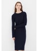 Finn Flare Strickkleid Fine Rib in dark blue