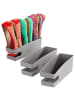 Maximex Schuhorganizer, vertikal, 3 Stück in Grau, (B) 9 x (H) 9,5 x (L) 26,5 cm