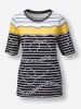 creation L Streifenshirt in marine-gelb-geringelt