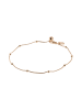 IZIA Women Snake Chain Anklet in Rose Gold
