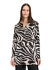 Betty Barclay Hemdbluse langarm in Schwarz/Grau