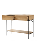 CALICOSY Konsole TESSA in Helles Holz - (W) 100  x (H) 81  x (L) 35  cm