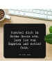 Mr. & Mrs. Panda Maus-Pad Spruch Alleine schlafen lernen mit Spruch in Schwarz