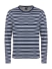 elkline Sweatshirt Freejazz in darkblue - white