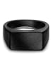 True Rebels Ring aus Edelstahl in schwarz