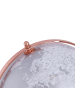 Beliani Globus CABOT in Roségold/Silber - (W) 22 x (H) 28 x (L) 22 cm