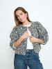 minus Jacket in Skyway Blue Leo Print