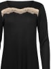 Lisca Nachthemd langarm - 95 cm in black