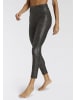 LASCANA Leggings in khaki-schwarz