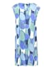 Betty Barclay Freizeitkleid mit Rundhalsausschnitt in Blau/Grün