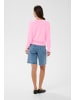 Kaffe Strickpullover KAharriet Loose fit in Pink Frosting