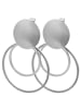 Adeliás Damen Ohrringe – Ohrstecker aus Edelstahl in silber