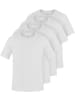 normani 4er Set Herren T-Shirts aus Bio-Baumwolle Nyons in Weiß