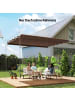 Outsunny Ersatzdach in Kaffee 350L x 260B x 6H cm