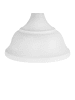 Beliani Tablett BRIOCHE in Weiß/Braun - (W) 30 x (H) 14 x (L) 30 cm