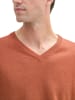 Tom Tailor V-Kragen Pullover für Damen in orange