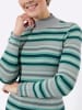 WITT WEIDEN Streifenpullover in salbei-petrol-geringelt
