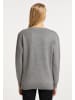 myMo ROCKS Damen Strickpullover in Grau Melange