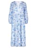 Vera Mont Sommerkleid im Boho Style in Cream/Blue