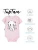 TupTam Baby Kurzarm Body mit Aufdruck Spruch 5er Pack in rosa/grau