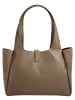 Cluty Shopper echt Leder in taupe