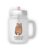 Mr. & Mrs. Panda Glas Bär Verlust mit Spruch in Transparent