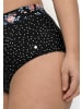 sheego Bikini-Hose in schwarz gepunktet