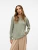 Vero Moda Strickpullover in Seagrass