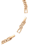 faina Women Curb Chain Link Bracelet in Rose Gold Navy