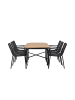 ebuy24 Gartenset Holmbeck 7-teilig Natur 90 x 200 cm