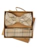 Finshley & Harding London Fliege in melange beige - 0001