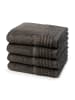 Vossen 4 X Handtuch im Set Vienna Style Supersoft in Slate grey