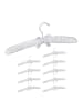 relaxdays 30x Kleiderbügel in Weiß