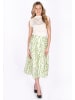 usha BLACK LABEL Women Skirt in offwhite green