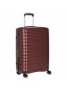 Roncato Wave - 4-Rollen-Trolley M 65 cm erw. in rosso scuro