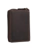 Greenburry Tornado Geldbörse RFID Schutz Leder 10 cm teak brown