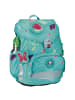DerDieDas ErgoFlex Light - Schulranzen Set 5tlg. 800g (Purple Unicorn) in Butterfly Garden