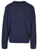 Urban Classics Crew Neck Jumper in darkblue/midnightnavy