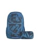 Coocazoo Schulrucksack-Set EVERY "Graffiti Groove" 2-tlg. in Blau