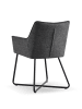 B&D Home 2er-Set: Esszimmerstuhl BREIGHT in Anthrazit - (B)56 x (H)83 x (T)59 cm