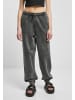Urban Classics Urban Classics Damen Ladies High Waist Stone Washed Sweat Pants in black